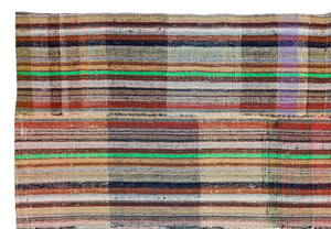 Chaput Over Dyed Kilim Rug 6'5'' x 9'3'' ft 196 x 282 cm