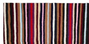 Chaput Over Dyed Kilim Rug 4'12'' x 10'2'' ft 152 x 310 cm