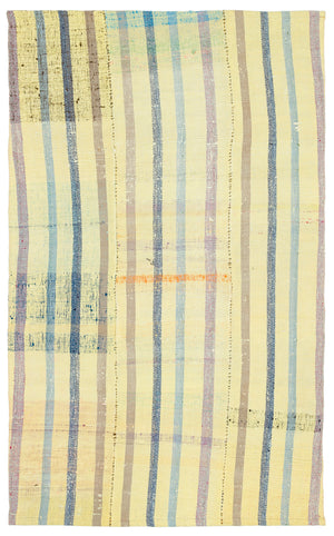 Chaput Over Dyed Kilim Rug 4'2'' x 6'9'' ft 127 x 205 cm