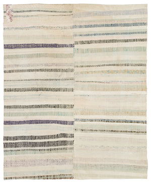 Chaput Over Dyed Kilim Rug 6'3'' x 7'6'' ft 191 x 228 cm