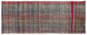Chaput Over Dyed Kilim Rug 2'10'' x 7'4'' ft 87 x 223 cm