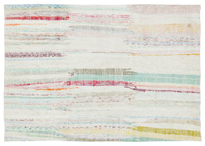 Chaput Over Dyed Kilim Rug 3'7'' x 5'1'' ft 108 x 155 cm