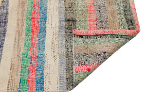 Chaput Over Dyed Kilim Rug 6'4'' x 6'9'' ft 194 x 205 cm