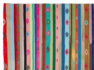 Chaput Over Dyed Kilim Rug 6'6'' x 8'10'' ft 198 x 268 cm