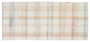 Chaput Over Dyed Kilim Rug 3'3'' x 7'3'' ft 99 x 220 cm