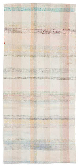 Chaput Over Dyed Kilim Rug 3'3'' x 7'3'' ft 99 x 220 cm