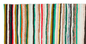 Chaput Over Dyed Kilim Rug 3'5'' x 7'1'' ft 105 x 217 cm