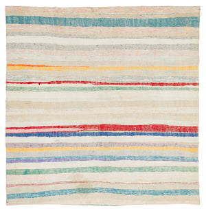 Chaput Over Dyed Kilim Rug 5'10'' x 6'1'' ft 179 x 186 cm