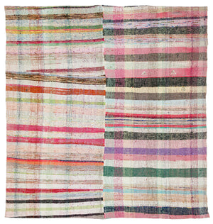 Chaput Over Dyed Kilim Rug 6'10'' x 7'2'' ft 208 x 219 cm