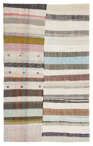 Chaput Over Dyed Kilim Rug 5'6'' x 8'10'' ft 167 x 268 cm