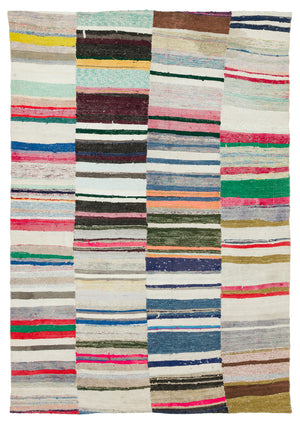 Chaput Over Dyed Kilim Rug 5'12'' x 8'8'' ft 182 x 263 cm