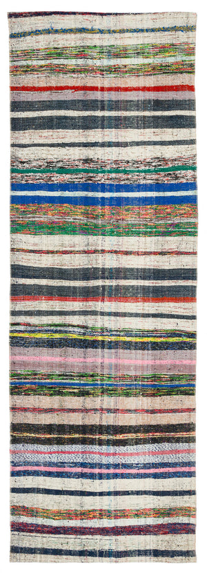 Chaput Over Dyed Kilim Rug 3'0'' x 8'12'' ft 92 x 274 cm