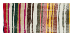 Chaput Over Dyed Kilim Rug 4'10'' x 10'10'' ft 148 x 330 cm