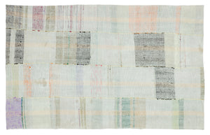 Chaput Over Dyed Kilim Rug 5'7'' x 9'2'' ft 170 x 280 cm