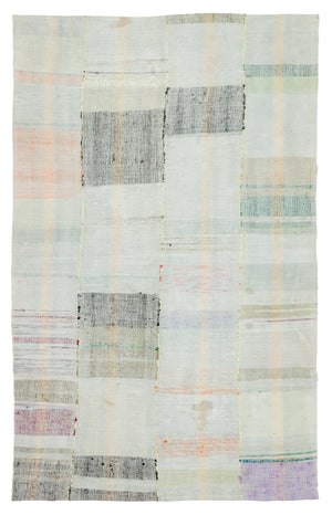 Chaput Over Dyed Kilim Rug 5'7'' x 9'2'' ft 170 x 280 cm