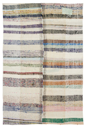 Chaput Over Dyed Kilim Rug 5'9'' x 8'9'' ft 175 x 266 cm