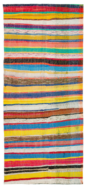 Chaput Over Dyed Kilim Rug 4'10'' x 10'11'' ft 148 x 332 cm