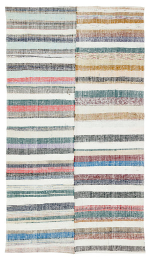 Chaput Over Dyed Kilim Rug 5'3'' x 9'3'' ft 160 x 283 cm