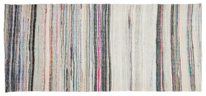 Chaput Over Dyed Kilim Rug 4'4'' x 9'7'' ft 132 x 292 cm