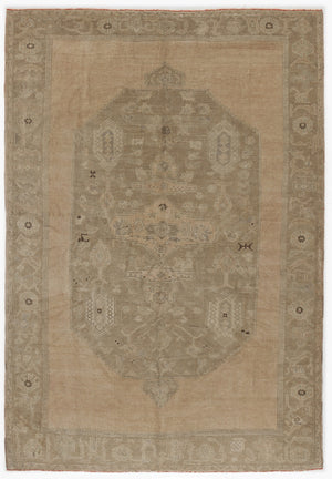 Beige Over Dyed Heritage Rug 5'9'' x 8'4'' ft 175 x 255 cm
