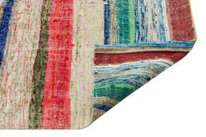 Chaput Over Dyed Kilim Rug 5'2'' x 9'5'' ft 158 x 288 cm