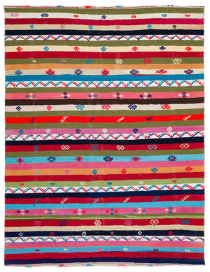 Chaput Over Dyed Kilim Rug 6'3'' x 8'1'' ft 191 x 247 cm