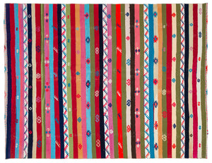 Chaput Over Dyed Kilim Rug 6'3'' x 8'1'' ft 191 x 247 cm