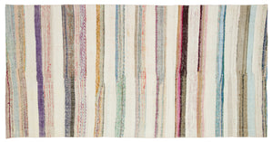 Chaput Over Dyed Kilim Rug 4'12'' x 9'10'' ft 152 x 300 cm