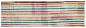 Chaput Over Dyed Kilim Rug 2'7'' x 8'6'' ft 79 x 259 cm