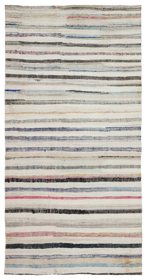 Chaput Over Dyed Kilim Rug 5'0'' x 9'10'' ft 153 x 300 cm