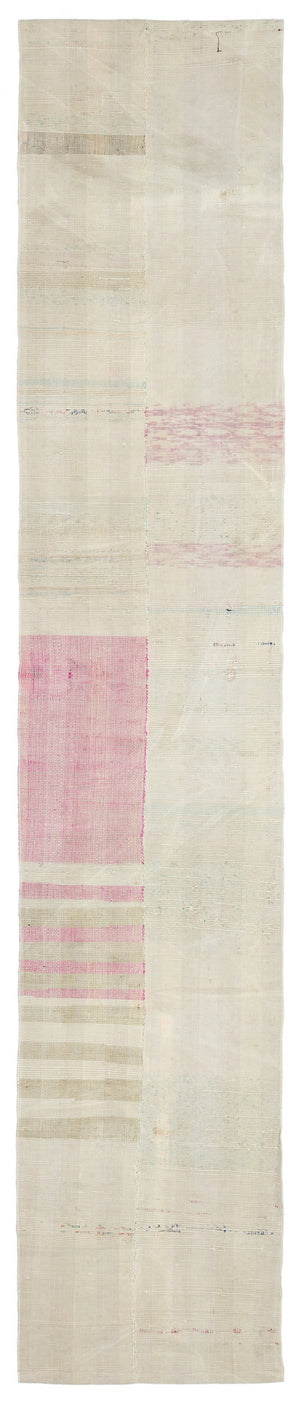 Chaput Over Dyed Kilim Runner 2'1'' x 10'6'' ft 63 x 321 cm