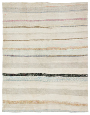 Chaput Over Dyed Kilim Rug 5'3'' x 6'9'' ft 160 x 206 cm