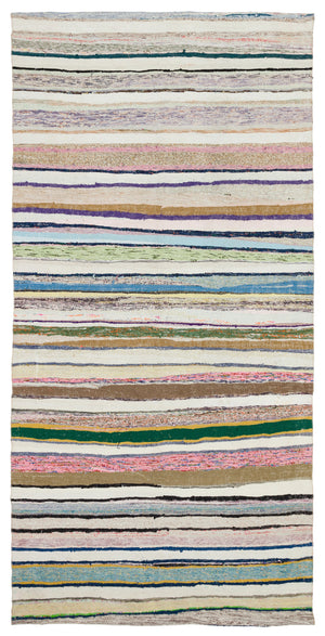 Chaput Over Dyed Kilim Rug 5'1'' x 10'3'' ft 154 x 313 cm