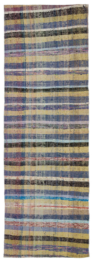 Chaput Over Dyed Kilim Rug 2'10'' x 8'3'' ft 86 x 252 cm