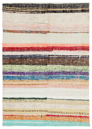 Chaput Over Dyed Kilim Rug 4'9'' x 6'9'' ft 145 x 206 cm