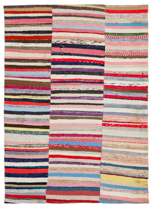 Chaput Over Dyed Kilim Rug 5'2'' x 7'1'' ft 157 x 216 cm