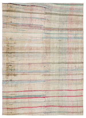 Chaput Over Dyed Kilim Rug 5'6'' x 7'9'' ft 168 x 235 cm