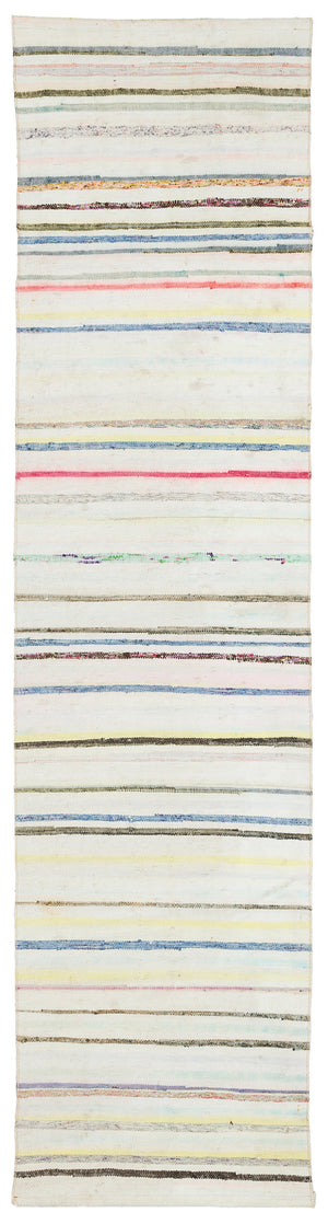 Chaput Over Dyed Kilim Rug 2'3'' x 8'11'' ft 68 x 271 cm