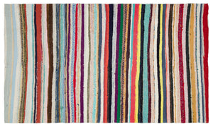 Chaput Over Dyed Kilim Rug 5'8'' x 9'7'' ft 172 x 293 cm