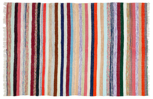 Chaput Over Dyed Kilim Rug 5'11'' x 8'10'' ft 181 x 270 cm