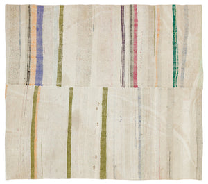 Chaput Over Dyed Kilim Rug 5'9'' x 6'4'' ft 174 x 192 cm