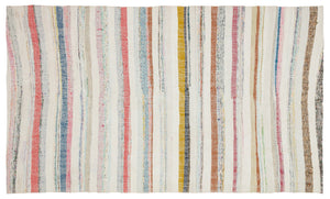 Chaput Over Dyed Kilim Rug 5'5'' x 9'1'' ft 165 x 278 cm