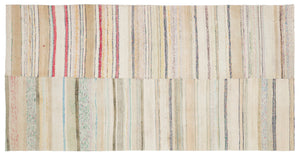 Chaput Over Dyed Kilim Rug 5'4'' x 10'3'' ft 162 x 312 cm