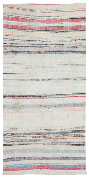 Chaput Over Dyed Kilim Rug 3'12'' x 8'4'' ft 121 x 253 cm