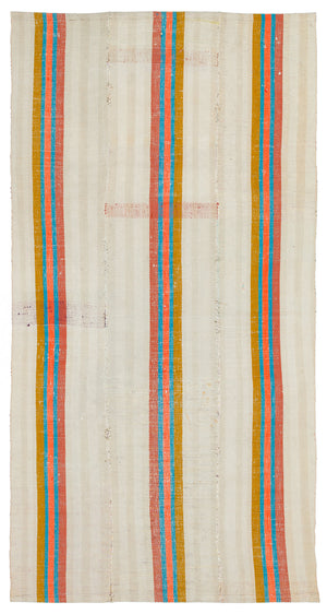 Chaput Over Dyed Kilim Rug 4'2'' x 8'0'' ft 127 x 245 cm