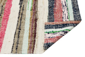 Chaput Over Dyed Kilim Rug 5'6'' x 5'10'' ft 168 x 178 cm