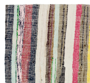 Chaput Over Dyed Kilim Rug 5'6'' x 5'10'' ft 168 x 178 cm