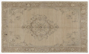 Beige Over Dyed Heritage Rug 5'5'' x 8'10'' ft 165 x 270 cm