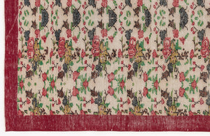 Naturel Over Dyed Vintage Rug 5'3'' x 8'8'' ft 159 x 264 cm