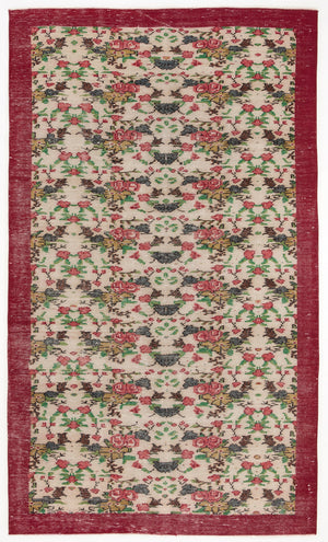Naturel Over Dyed Vintage Rug 5'3'' x 8'8'' ft 159 x 264 cm